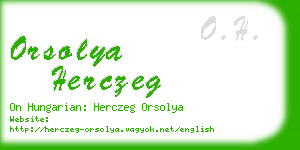 orsolya herczeg business card